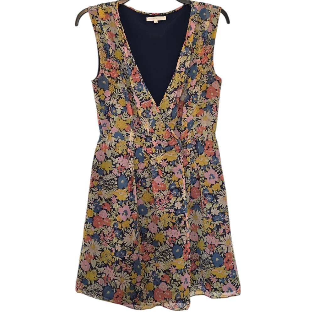 Eliot Floral Silk Dress Size 2